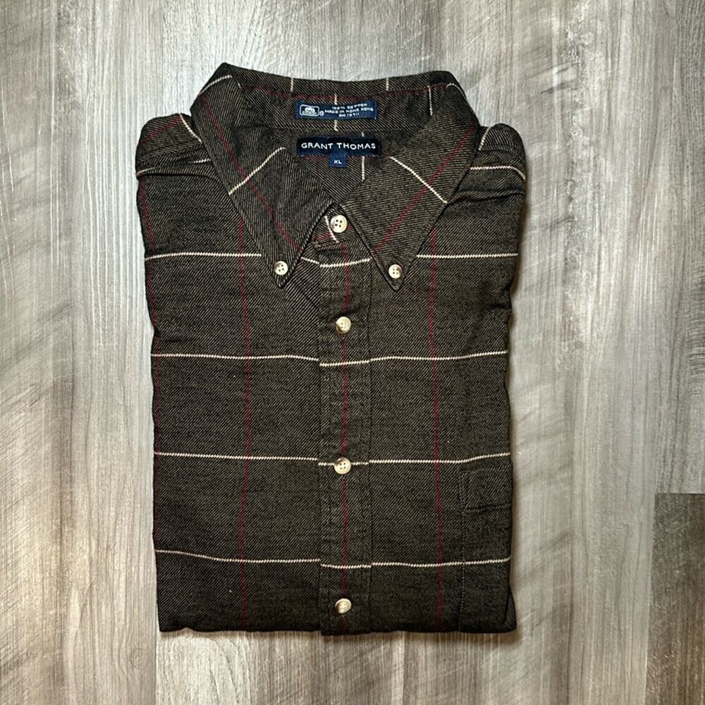 Grant Thomas Flannel Long Sleeve Button Down - XL